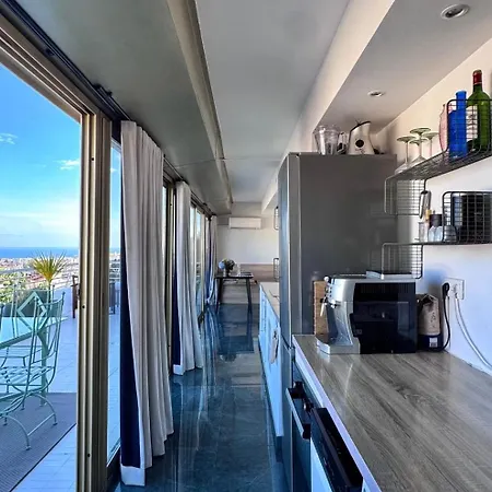 Apartamento Large In Vieux-cannet Sea View And Terrace