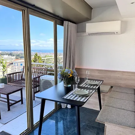 Large In Vieux-cannet Sea View And Terrace Apartment Le Cannet